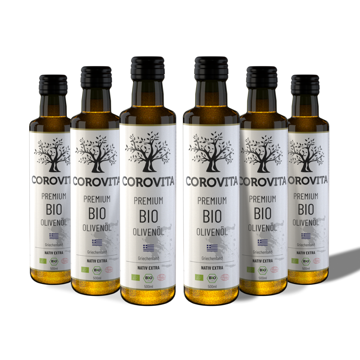 Bio-Olivenöl aus Griechenland, Kalamata – natives Olivenöl extra, Corovita – Produktbild 2