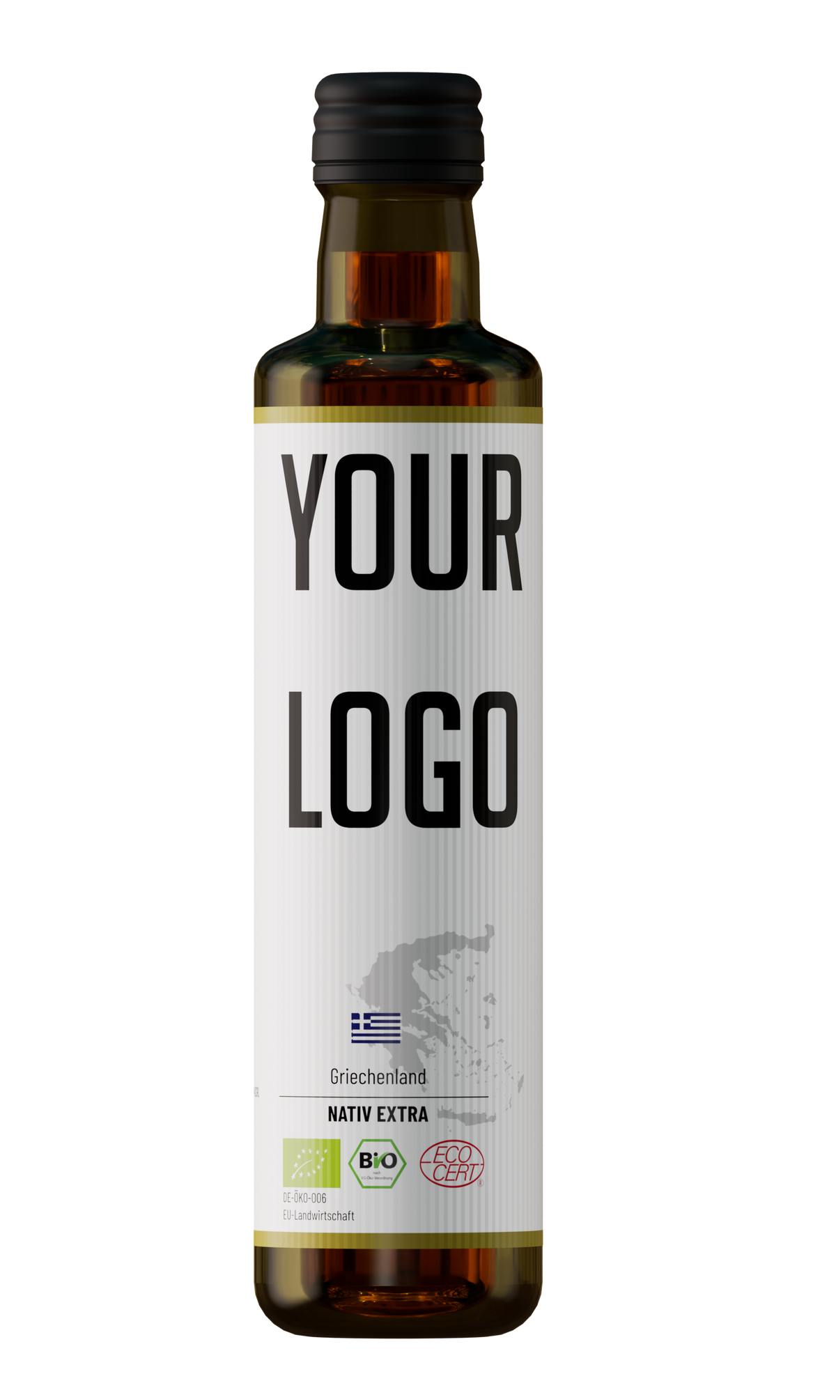 Private-Label Bio-Olivenöl mit individuellem Etikett von Corovita